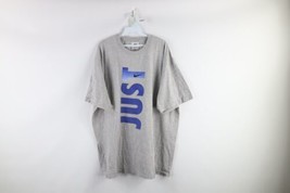 Vtg 90s Nike Mens XL Distressed Travis Scott Center Logo Just Do It T-Sh... - £71.35 GBP