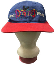 Walt Disney World Multicolor Park Souvenir Hat Vintage 1990s - $14.94