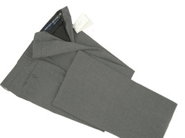 NEW $695 Giorgio Armani Black Label Classico Dress Pants!  US 40 e 58 Light Gray - £207.82 GBP