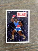 1994 Topps * Street Fighter Ii * Sticker Card #1 * Balrog * Street Fighter 2 - £9.30 GBP