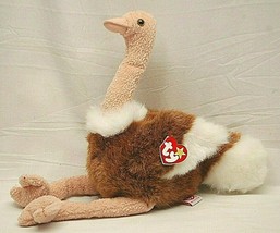 Ty Original Beanie Buddies Stretch Ostrich Beanbag Plush Toy Swing Tush ... - $29.99