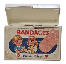 Vintage Fisher Price Bandage Box From Doctor’s Kit Empty No Bandages Box Only - £4.72 GBP