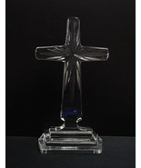 Crystal Cross Julia Poland Figurine Crucifix Cut Glass 24% Lead Cut Crys... - £12.67 GBP