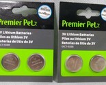 4-Pack Premier Pet 3V Lithium Batteries GAC11-16388 - £7.26 GBP