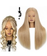 Mannequin Head Human Hair 24&quot; 100 Human Hair Mannequin HeadCosmetology  - $2,395.31 MXN