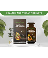 Herbishh Hair Color Dye Shampoo 10 Sachet PPD Free Travel Size - Light B... - $22.15 CAD