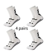 Color: Ivory, Size: L - 4 pairs of new combination non slip sports socks... - $77.50 CAD