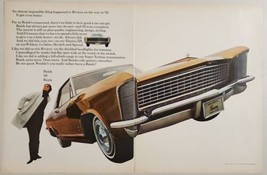 1965 Print Ad The &#39;65 Buick Riviera with Shielded Headlights - £13.79 GBP