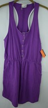 ORageous Womens Henley Racer Tank Coverup Size L Purple New W/ Tags - £7.38 GBP