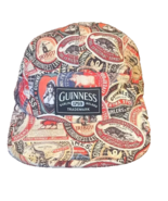 Guinness adjustable Strapback hat cap One Size coasters design rare - $599.65 MXN