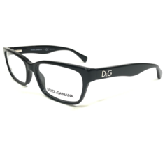 Dolce &amp; Gabbana Eyeglasses Frames DD 1249 501 Shiny Black Rectangular 51-16-135 - £73.78 GBP