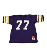 Vintage 1980&#39;s Sandknit Minnesota Vikings Mark Mullaney #77 NFL Jersey M... - $1,489.50 MXN