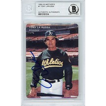 Tony LaRussa Oakland Athletics Autograph Signed 1994 Mothers Card Beckett Auto - £76.30 GBP