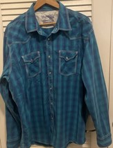 Wrangler Mens 20X Competition Advanced Comfort Pearl Snap Western Shirt XL - $22.99