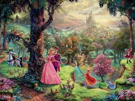 Ceaco - Thomas Kinkade - Disney Dreams Collection - Sleeping Beauty - 1500 Piece - £23.50 GBP