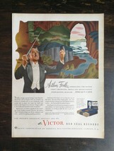 Vintage 1945 Victor Red Seal Records Full Page Original Ad 324 - £5.44 GBP