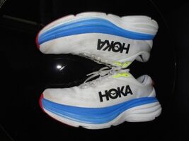 Authenticity Guarantee

Hoka One Bondi 8 White &amp; Blue Men's SIze 12.5 D - $163.35