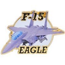 F-15 Eagle Airplane Pin 1 1/2&quot; - £7.20 GBP