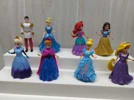 Disney Magicclip and similar Princess doll lot Ariel Cinderella Prince Anna Elsa - £23.21 GBP