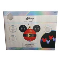 Disney Magic Holiday Mickey Mouse Whirl-a-Motion Hanging Projection Ornament New - £27.97 GBP