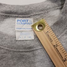 Port & Company SHOWLOW SPIRITLINE Men's Gray Essential Fleece Sweatshirt Size S image 3