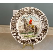Woods &amp; Sons The Royal Canadian Mounted Police English Ironstone 10&quot; Plate - £14.20 GBP