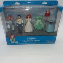 Disney Parks Ariel The Little Mermaid Mini Doll Dress Up Deluxe Play Set... - $29.70