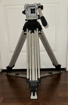 Vinten Vision 10 2 Stage Aluminum Tripod Complete Set with Bag - £565.65 GBP