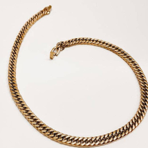 Carson Cuban Chain Necklace Gold Waterproof - £23.30 GBP