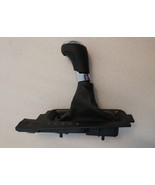 OEM floor console gray stitched shift knob lever &amp; leather boot for Impala - $29.00