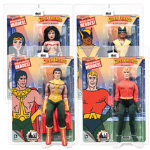 Super Friends Retro Style Action Figures Series 2: Set Of All 4 By Ftc - £122.29 GBP