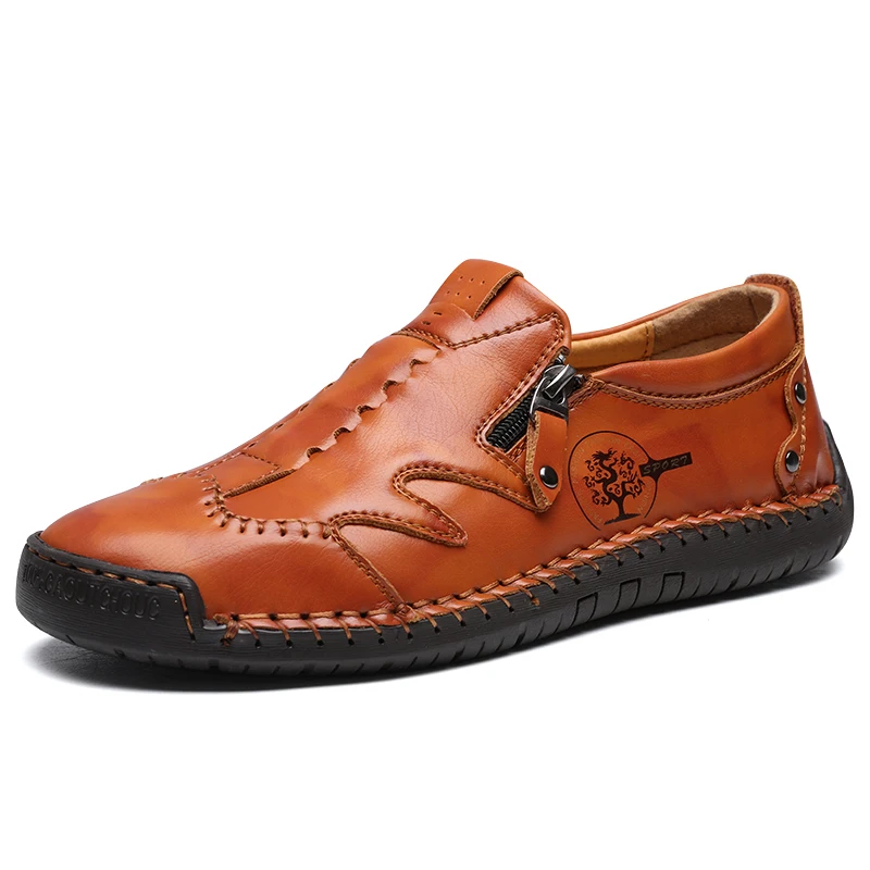 Fashion Men Casual Shoes Designer Vintage Loafers Slip on Comfortable Me... - £28.94 GBP