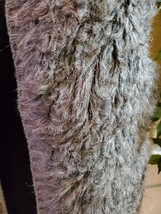 Xhilaration Gray Faux Fur Sweater Vest Women&#39;s Size Large - £13.57 GBP