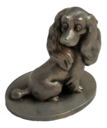 Schmid Walt Disney Pewter Figurine Lady and the Tramp Cocker Spaniel Vin... - $511.84 MXN