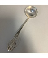 Chippendale by Lunt Sterling Silver Cream Ladle 5 1/4&quot; Discontinued Pattern - £29.34 GBP