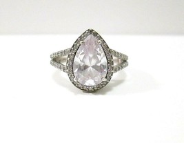 Signed Tma Solitaire Cz Ring Sz 7 Fas 925 Missing Stone - £19.97 GBP