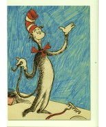 Dr. Seuss Reproduction Print "The Cat in the Hat" illustration. 9X12 book page - $22.95