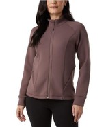 32 Degrees Womens Jacket Brown Full-Zip Pockets Stretch Active Workout G... - $60.37 CAD
