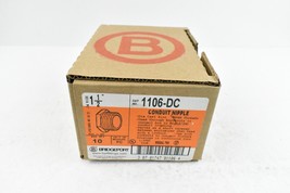 Bridgeport 1106-DC 1 1/2&quot; Conduit Nipple Box Of 10 - $24.75