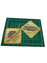 1999 PETE&#39;s Brewing Wicked Summer California VTG Coaster Set of 4 Cardboard - £7.50 GBP