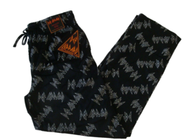 Def Leppard Men&#39;s Christmas Minky Fleece Sleep Pajama Pants Def Leppard XL - $27.23