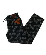 Def Leppard Men&#39;s Christmas Minky Fleece Sleep Pajama Pants Def Leppard XL - $27.23