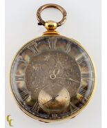 Thomas Cooper London Key Operated 18k Yellow Gold Pocket Watch 13 Jewels - $49,623.98 MXN