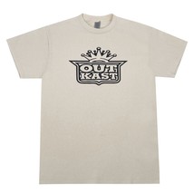 Outkast Logo Men&#39;s Black T-Shirt Hip Hop Rap Retro Andre 3000 - £11.99 GBP
