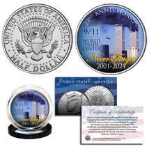 23rd ANNIVERSARY 9/11 World Trade Center 2001-2024 Official JFK Half Dol... - $12.16