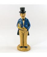 A Fine Quality Christmas Caroler Figurine 7.5&quot; Ceramic Vintage Japan - £11.71 GBP