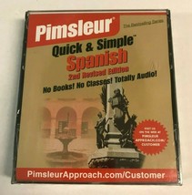 Pimsleur Quick &amp; Simple Spanish 2nd Edition 4 Disc Cd Set New Learn Language - £9.24 GBP