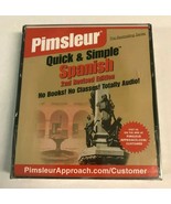 PIMSLEUR Quick &amp; Simple SPANISH 2nd Edition 4 Disc CD Set NEW Learn Lang... - $11.99