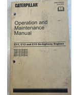 Caterpillar C11 C13 C15 On Highway Engines Cat Operation Maintenance Man... - £18.92 GBP