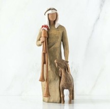 Zampognaro (Shepherd With Bagpipe) Sculpted Hand Painted Nativity Figure - £113.55 GBP